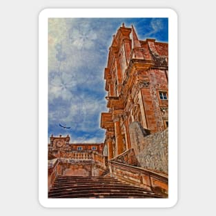 St Ignatius Church (Jesuit Church). Dubrovnik Sticker